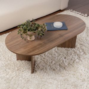 Coffee table Tabletod in walnut color 119x60x40cm