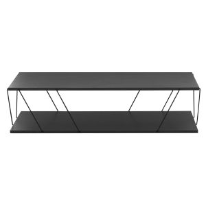 Coffee table Tars Hm8927,20 gray color made of melamine 120χ50χ30h Cm