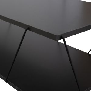 Coffee table Tars Hm8927,20 gray color made of melamine 120χ50χ30h Cm