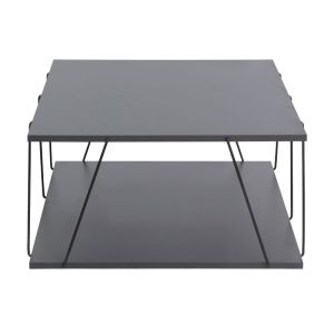 Coffee table Tars color gray/black 90x60x30.5cm