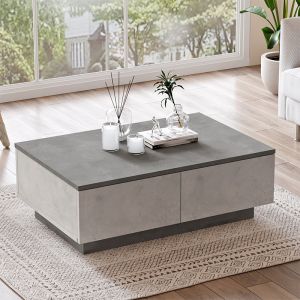 Coffee table Thunder color antique gray/antique anthracite 90x60x31.5cm