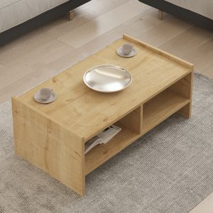 Tiena coffee table in oak shade 90x50x35cm