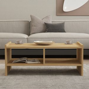 Tiena coffee table in oak shade 90x50x35cm
