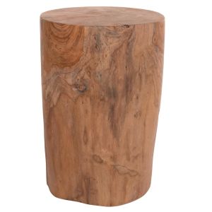 Coffee table Tronco Hm9374.21 teak wood - natural color Φ30x45cm.
