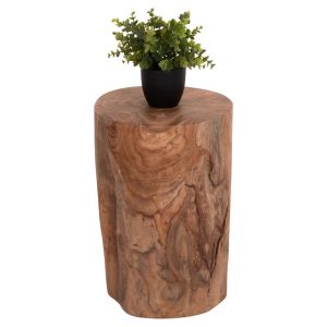 Coffee table Tronco Hm9374.21 teak wood - natural color Φ30x45cm.