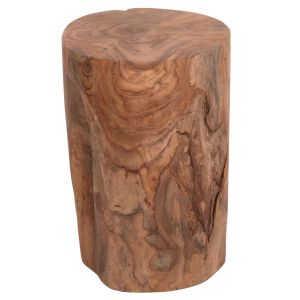 Coffee table Tronco Hm9374.21 teak wood - natural color Φ30x45cm.