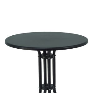 Coffee table Vergo black metal D60x70cm