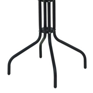 Coffee table Vergo black metal D60x70cm