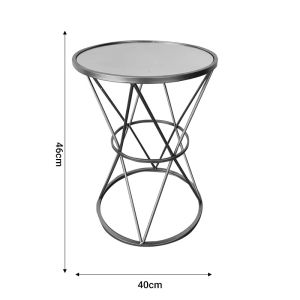 Coffee table Vogaton Inart metal gold color 40x40x56cm