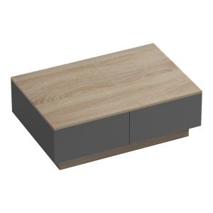 Winey coffee table in sonoma-anthracite color 90x60x31.5cm