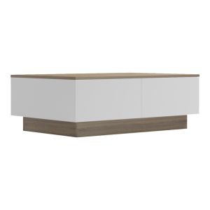 Winey coffee table in sonoma-white color 90x60x31.5cm