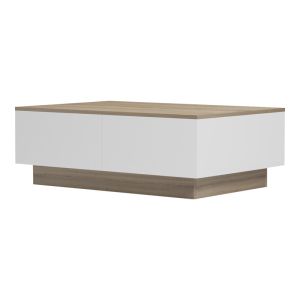 Winey coffee table in sonoma-white color 90x60x31.5cm