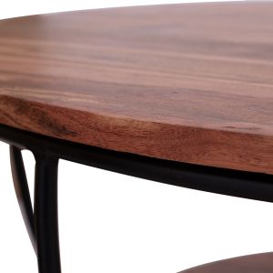 Coffee table acacia solid wood Hm8778,11 D90x40