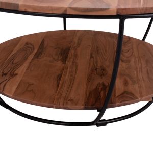 Coffee table acacia solid wood Hm8778,11 D90x40