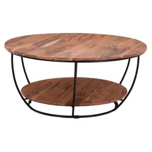 Coffee table acacia solid wood Hm8778,11 D90x40