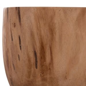 Round coffee table Pompu Hm9794.11 solid soare wood in natural color Φ60x35hcm.