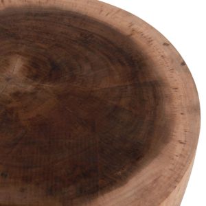 Round coffee table Pompu Hm9794.11 solid soare wood in natural color Φ60x35hcm.