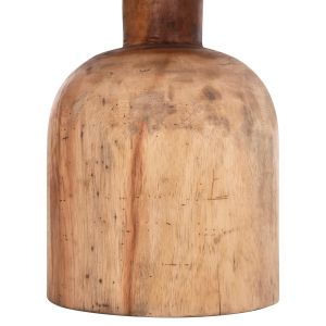 Round coffee table Pumbe Hm9891.11 solid Suar wood in natural color Φ40x50hcm.