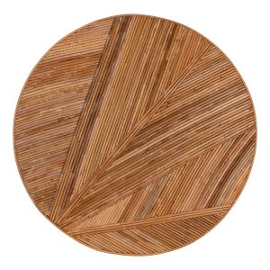 Coffee table round natural rattan in natural color Gatsby D100x50cm Hm9651