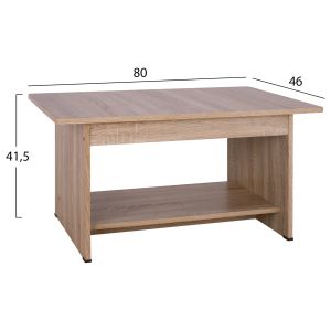 Coffee table sonoma color Hm2286,02
