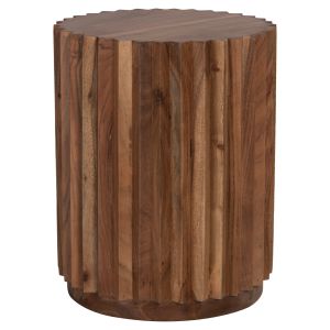 Coffee table Sedge Naturally tropical acacia solid wood in natural color D40x50hcm Hm9696