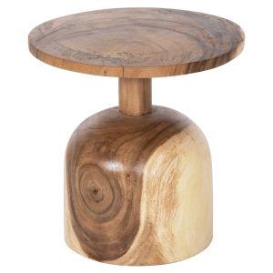 Coffee/side table Pumbe Hm9892 made of solid soar wood D39.5x40hcm