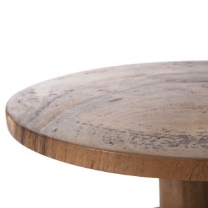 Coffee/side table Pumbe Hm9892 made of solid soar wood D39.5x40hcm
