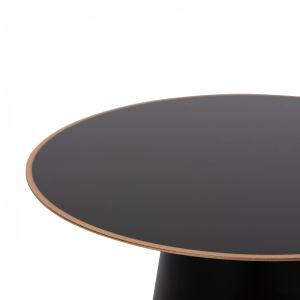 Coffee tables 2pcs Balli Hm9996 round metal in black and copper D50 &amp;amp;amp; D40 Cm