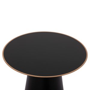 Coffee tables 2pcs Balli Hm9996 round metal in black and copper D50 &amp;amp;amp; D40 Cm