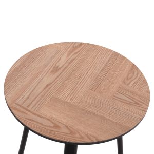 Coffee tables 2 pcs. set Norton Hm21088 Mdf-metal Φ80cm Φ45cm