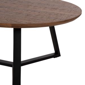 Coffee tables 2pcs. set Rocket Hm21090.02 Mdf in walnut color Φ80cm &amp;amp;amp; Φ45cm