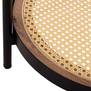 Coffee tables 2pcs. set Seitz Hm21086 metal-synthetic rattan Φ80cm &amp;amp;amp; Φ50cm