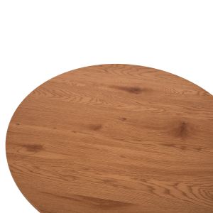 Coffee tables 2 pcs. set Talbert Hm21083 Mdf in natural wood color Φ80cmφ45cm
