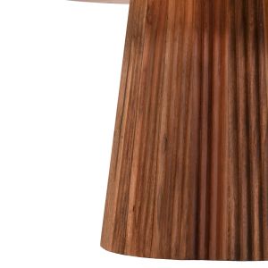 Coffee tables set of 2 Groot Hm11945 made of solid acacia in natural color D80/d45cm