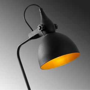 Black metal lamp Hm7342 35x30x183cm