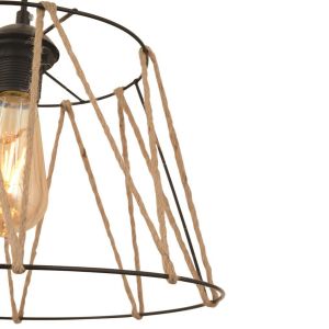 Black metal chandelier Hm7566,01 D30x81hcm