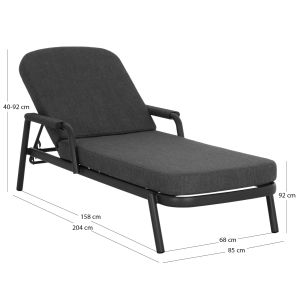 Berlinette chaise lounge