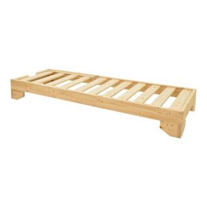 Шезлонг Fendy ела в естествен цвят 71.5x200x24см