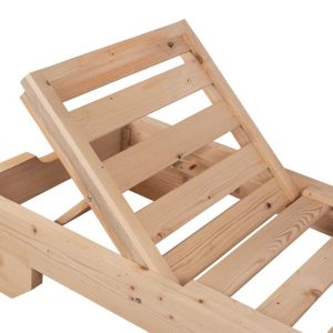 Шезлонг Heavy Duty Macedonia. безцветен. 204x77.5x29cm Hm5646.02