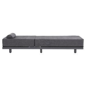Шезлонг Jessie Hm10714.03 тъмно сив алуминий и възглавница 200x71x35.5-95hcm.