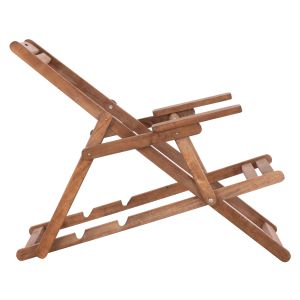 Шезлонг Limnos с облегалка Hm5799,01 62,5x97x105cm плажен/градински