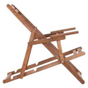 Шезлонг Limnos с облегалка Hm5799,01 62,5x97x105cm плажен/градински