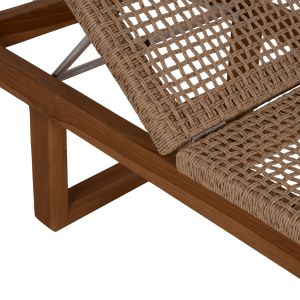 Шезлонг Patron масивно тиково дърво Hm5993 191x65x86hcm