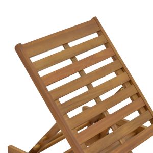 Шезлонг Weylar от акация масив 60x193x30