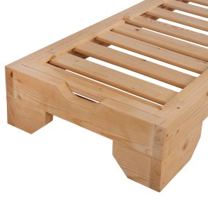 Шезлонг Wooden Heavy Duty Macedonia, натурална импрегнация, 204x77,5x29cm Hm5646,03