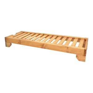 Шезлонг Zalka L1 в естествен цвят 66x197x28см