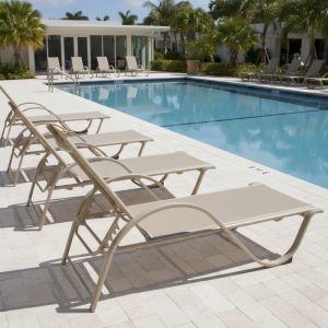 CHAIR WITH ARMRESTS ATTAIN CAPPUCCINO COLOR ALUMINUM AND BROWN TEXTILE 191X64X32CM