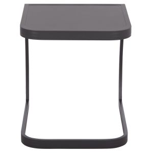 Chaise longue side table Rickon Hm6324.01 aluminum in gray color 45x48x49.5cm.