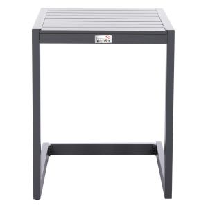 Chaise longue side table Belling Hm6274.03 aluminum in dark gray 42x43x53cm.