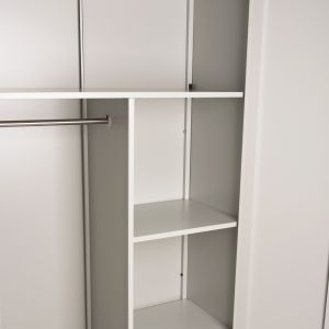 Clod Hm5961,11 metal 2-lever cabinet light gray 90x40x180cm